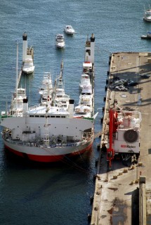 Cargo of Power Boats Container Ship - Ft Lauderdale