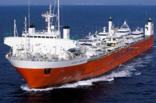 Cargo of Power Boats Container Ship - Ft Lauderdale