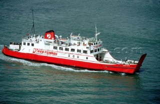 Red Funnel car and passenger ferry