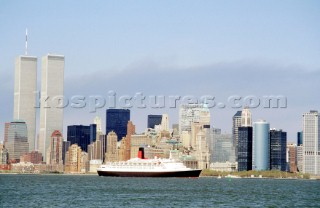 QE2 at New York USA