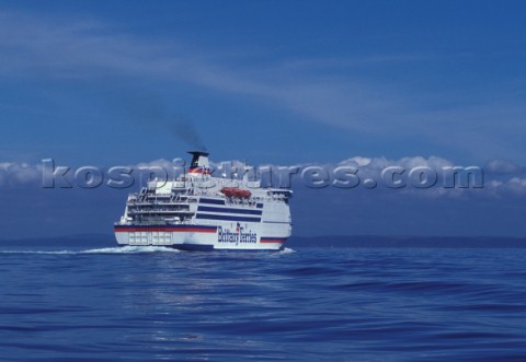 Brittany Ferries passenger ferry crossing English Channel