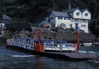 Chain ferry across Poole Harbour, Dorset, UK