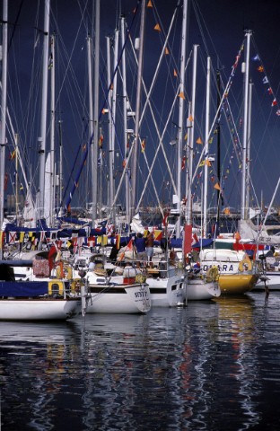 ARC  Atlantic Rally for Cruisers prepare for leaving port