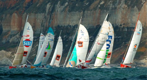 Le Havre 1 November 2003 Transat Jacques Vabre 2003 Start of the Monohulls