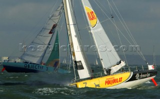 Le Havre 1 November 2003 Transat Jacques Vabre 2003 Start of the Monohulls: Chemin