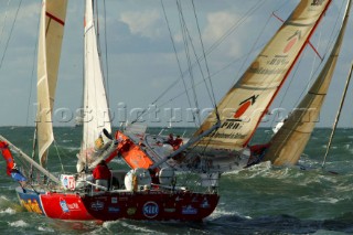 Le Havre 1 November 2003 Transat Jacques Vabre 2003 Start of the Monohulls: Sill