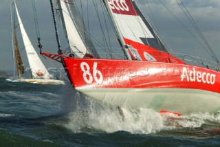 Le Havre 1 November 2003 Transat Jacques Vabre 2003 Start of the Monohulls: Adecco