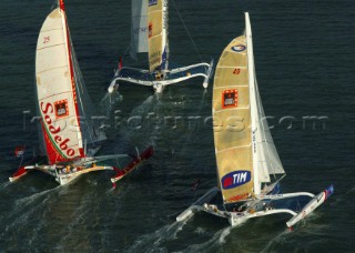 Le Havre 5 November 2003 Transat Jacques Vabre 2003 Start in Le Havre for the Multicoques 60