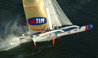 Le Havre 5 November 2003 Transat Jacques Vabre 2003 Start in Le Havre for the Multicoques 60 TimProgettoItalia