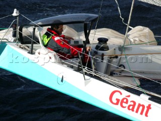 Le Havre 5 November 2003 Transat Jacques Vabre 2003 Start in Le Havre for the Multicoques 60 GEANT