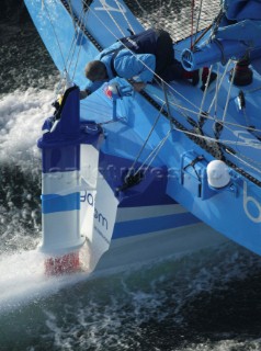 Le Havre 5 November 2003 Transat Jacques Vabre 2003 Start in Le Havre for the Multicoques 60 BELGACOM