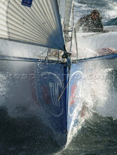 Le Havre 5 November 2003 Transat Jacques Vabre 2003 Start in Le Havre for the Multicoques 60 TimProgettoItalia