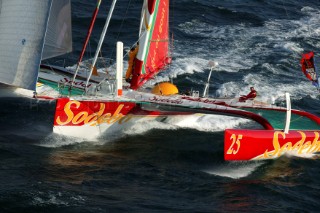 Le Havre 5 November 2003 Transat Jacques Vabre 2003 Start in Le Havre for the Multicoques 60 SODEBO