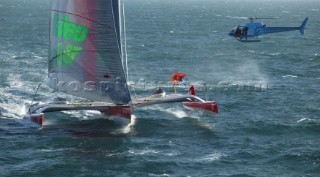 Le Havre 5 November 2003 Transat Jacques Vabre 2003 Start in Le Havre for the Multicoques 60  SOPRA