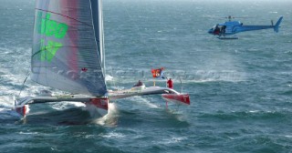 Le Havre 5 November 2003 Transat Jacques Vabre 2003 Start in Le Havre for the Multicoques 60 SOPRA