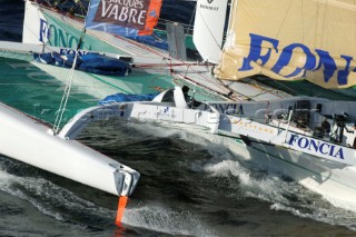 Le Havre 5 November 2003 Transat Jacques Vabre 2003 Start in Le Havre for the Multicoques 60 FONCIA