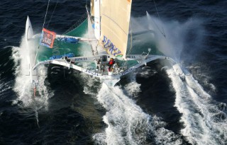 Le Havre 5 November 2003 Transat Jacques Vabre 2003 Start in Le Havre for the Multicoques 60 FONCIA