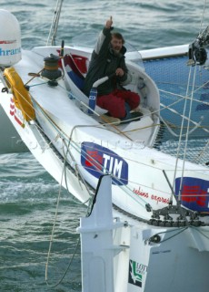 Le Havre 5 November 2003 Transat Jacques Vabre 2003 Start in Le Havre for the Multicoques 60 TimProgettoItalia: Giovanni Soldini