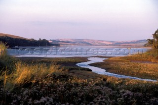 Estuary at Salcombe, Devon, UK