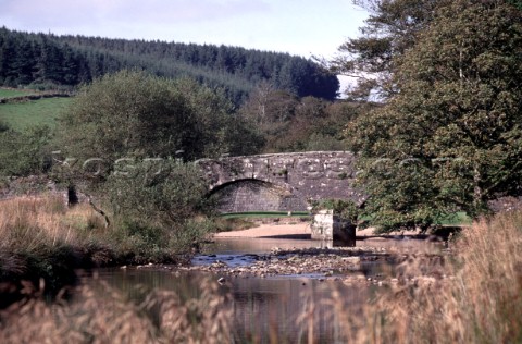 River Dart on Dartmoor Devon UK