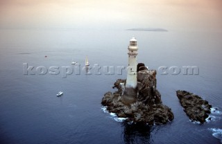 Fastnet lighthouse in the Irish Sea