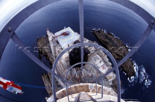 View from top of Fastnet lighthouse