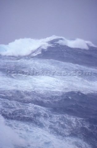 Big waves in rough sea