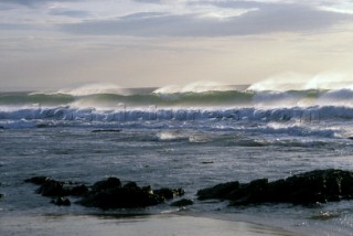 Waves Rolling Into Bay Kintyre, West Scotland Looking out to sea  Waves rolling into Bay Kintyre, West Scotland