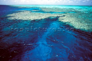 Clear waters of the Great Barrier Reef, Australia