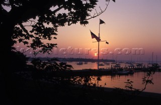 Newport at Dusk Seascape - USA