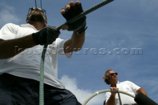 Onboard Maxi My Song Maxi Yacht Rolex Cup 2003, Porto Cervo Sardinia