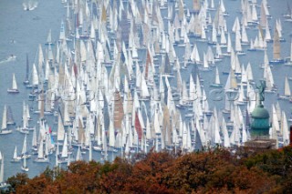 Trieste, 12 10 2003. Barcolana 2003. The start of 35th Barcolana.