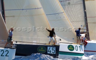 Porto Cervo 03 July 2003. Rolex Farr 40 Worlds Championship. Regatta