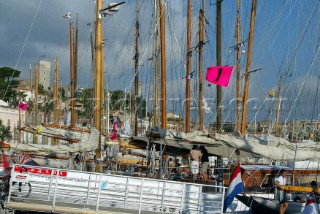 Cannes, France 24 September 2003. Regate Royales  - Prada Trophy 2003. Second Day of racing . Cannes Dockside. Photo:Guido Cantini/