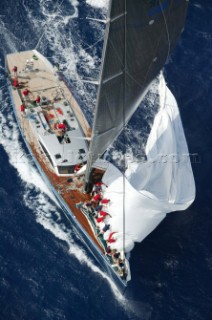 Porto Cervo 08 September 2003. Maxi Yacht Rolex Cup 2003. Leopard of London.