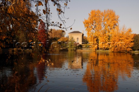 Autumn Leaves in Battersea Park London