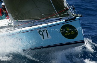 Mallacoota 27/12/2003. Rolex Sydney Hobart Race. 97Seven.  Rolex.