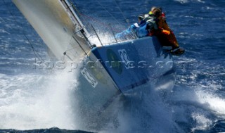 Mallacoota 27/12/2003. Rolex Sydney Hobart Race. Bounder.  Rolex.