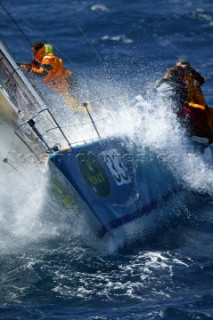 Mallacoota 27/12/2003. Rolex Sydney Hobart Race. Bounder.  Rolex.