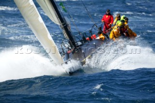 Flinders Island 27/12/2003. Rolex Sydney Hobart Race. Ichi Ban.  Rolex.