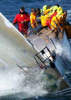 Flinders Island 27/12/2003. Rolex Sydney Hobart Race. Ichi Ban.  Rolex.