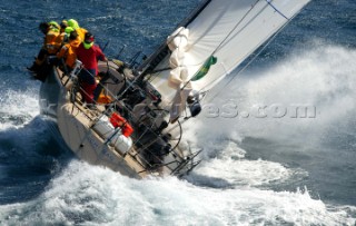 Flinders Island 27/12/2003. Rolex Sydney Hobart Race. Ichi Ban.  Rolex.