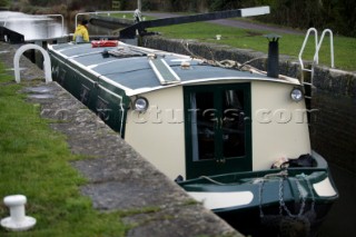 English Canal Boats Kennet and Avon Canals 2003.   Canal boats on English Kennet and Avon Canals.