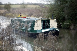 English Canal Boats Kennet and Avon Canals 2003.   Canal boats on English Kennet and Avon Canals.