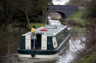 English Canal Boats Kennet and Avon Canals 2003.   Canal boats on English Kennet and Avon Canals.