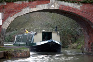 English Canal Boats Kennet and Avon Canals 2003.   Canal boats on English Kennet and Avon Canals.