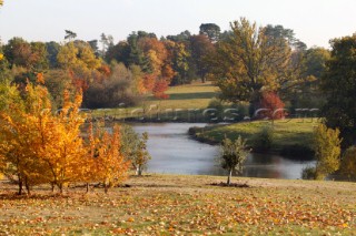 River Thames, London.  Lake at Borde Hill House and Gardens Surrey