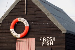 FishermanÕs Hut on Southwold beach.