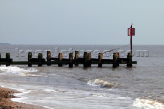 Lowestoft beach.