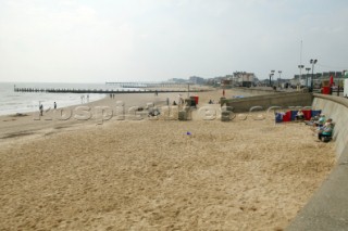 Lowestoft beach.